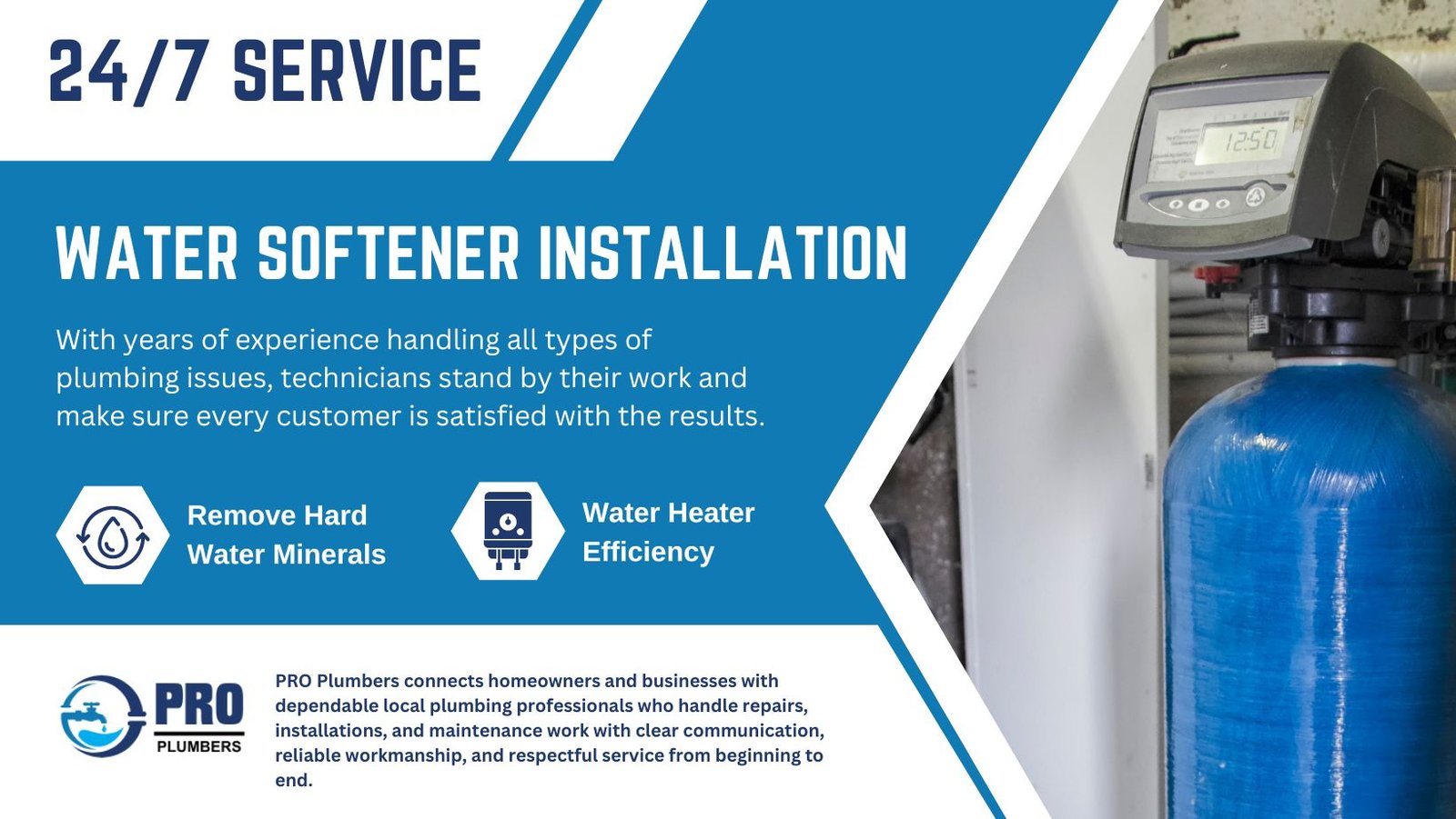 Water softener installation in Lodi, CA