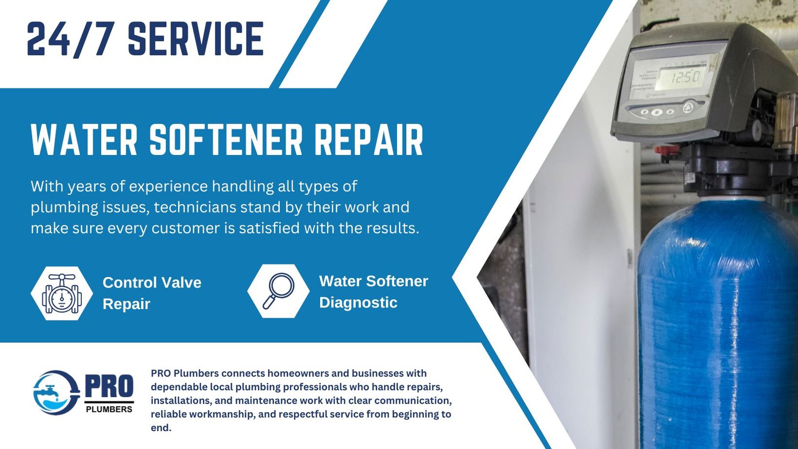 Water softener repair in Lodi, CA
